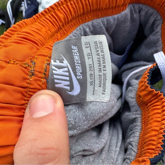 Nike Navy and Orange Track Pants - Picture 3 of 3